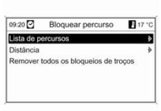 Bloquear percurso