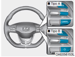 Interruptor de controlo da velocidade de cruzeiro