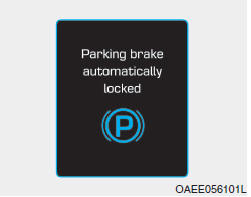 Travão de estacionamento automaticamente acionado