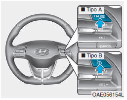 Para configurar o controlo inteligente da velocidade de cruzeiro