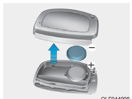 Substituição das pilhas