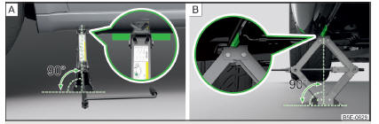 Fig. 326 Colocação do macaco